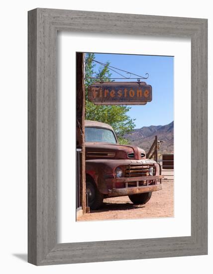 USA, Arizona, Route 66, Hackberry, Rusted Ford-Catharina Lux-Framed Photographic Print