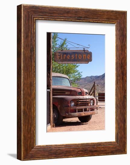 USA, Arizona, Route 66, Hackberry, Rusted Ford-Catharina Lux-Framed Photographic Print