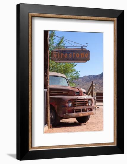 USA, Arizona, Route 66, Hackberry, Rusted Ford-Catharina Lux-Framed Photographic Print