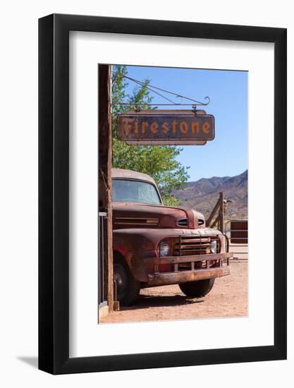 USA, Arizona, Route 66, Hackberry, Rusted Ford-Catharina Lux-Framed Photographic Print