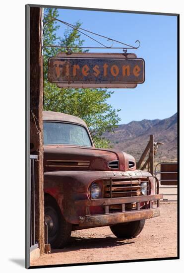 USA, Arizona, Route 66, Hackberry, Rusted Ford-Catharina Lux-Mounted Photographic Print