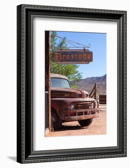 USA, Arizona, Route 66, Hackberry, Rusted Ford-Catharina Lux-Framed Photographic Print