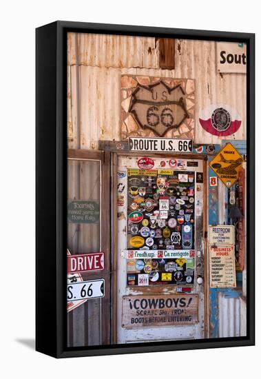 USA, Arizona, Route 66, Hackberry, Shop-Catharina Lux-Framed Premier Image Canvas