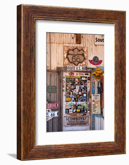 USA, Arizona, Route 66, Hackberry, Shop-Catharina Lux-Framed Photographic Print