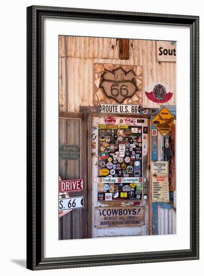 USA, Arizona, Route 66, Hackberry, Shop-Catharina Lux-Framed Photographic Print