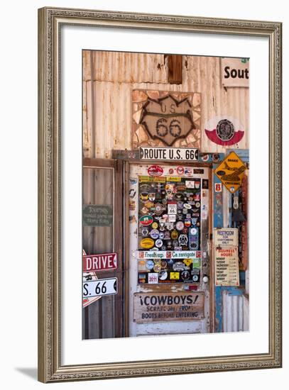 USA, Arizona, Route 66, Hackberry, Shop-Catharina Lux-Framed Photographic Print