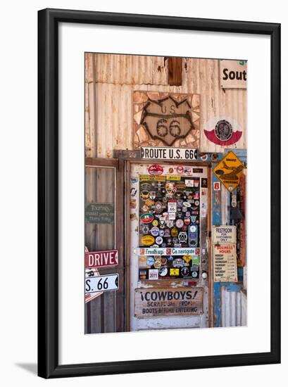 USA, Arizona, Route 66, Hackberry, Shop-Catharina Lux-Framed Photographic Print