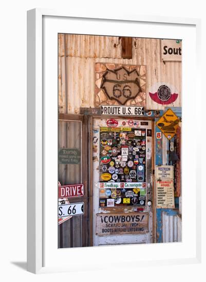 USA, Arizona, Route 66, Hackberry, Shop-Catharina Lux-Framed Photographic Print