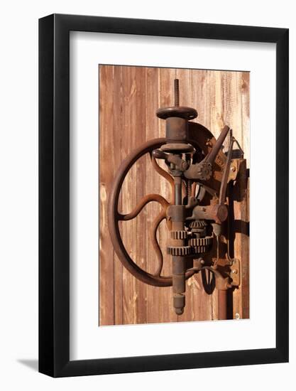 USA, Arizona, Route 66, Rusted Drill-Catharina Lux-Framed Photographic Print