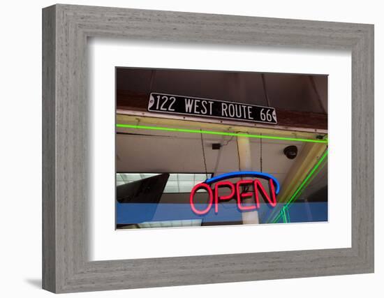 USA, Arizona, Route 66, Williams, Shop Window-Catharina Lux-Framed Photographic Print