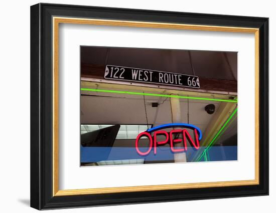 USA, Arizona, Route 66, Williams, Shop Window-Catharina Lux-Framed Photographic Print