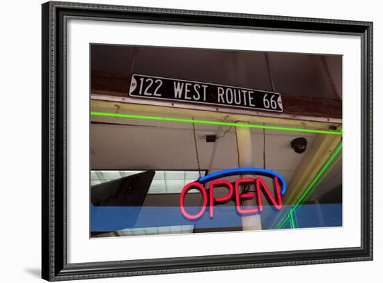 USA, Arizona, Route 66, Williams, Shop Window-Catharina Lux-Framed Photographic Print