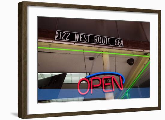 USA, Arizona, Route 66, Williams, Shop Window-Catharina Lux-Framed Photographic Print