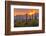 USA, Arizona, Saguaro National Park. Sunset on Desert Landscape-Cathy & Gordon Illg-Framed Photographic Print