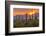 USA, Arizona, Saguaro National Park. Sunset on Desert Landscape-Cathy & Gordon Illg-Framed Photographic Print