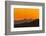 USA, Arizona, Saguaro National Park. Tucson Mountains at Sunset-Cathy & Gordon Illg-Framed Photographic Print