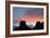 Usa, Arizona, Sedona. Buttes at sunset.-Merrill Images-Framed Photographic Print