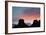 Usa, Arizona, Sedona. Buttes at sunset.-Merrill Images-Framed Photographic Print