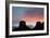 Usa, Arizona, Sedona. Buttes at sunset.-Merrill Images-Framed Photographic Print