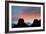 Usa, Arizona, Sedona. Buttes at sunset.-Merrill Images-Framed Photographic Print