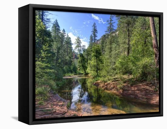 USA, Arizona, Sedona, Oak Creek Canyon, West Fork Trail-Michele Falzone-Framed Premier Image Canvas