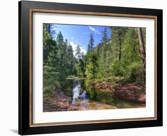 USA, Arizona, Sedona, Oak Creek Canyon, West Fork Trail-Michele Falzone-Framed Photographic Print