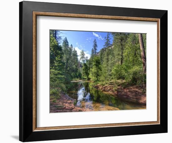 USA, Arizona, Sedona, Oak Creek Canyon, West Fork Trail-Michele Falzone-Framed Photographic Print