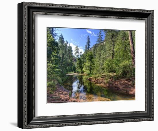 USA, Arizona, Sedona, Oak Creek Canyon, West Fork Trail-Michele Falzone-Framed Photographic Print