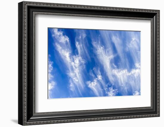 USA, Arizona, Sonoran Desert. Morning cloud formations.-Jaynes Gallery-Framed Photographic Print