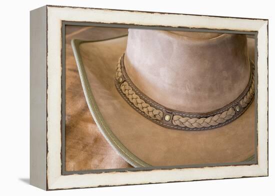 USA, Arizona, Tucson. Close-up of Cowboy Hat-Don Paulson-Framed Premier Image Canvas