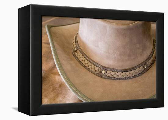 USA, Arizona, Tucson. Close-up of Cowboy Hat-Don Paulson-Framed Premier Image Canvas