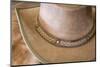 USA, Arizona, Tucson. Close-up of Cowboy Hat-Don Paulson-Mounted Photographic Print