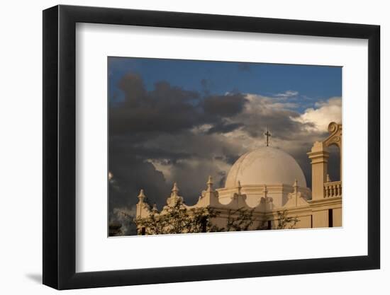 USA, Arizona, Tucson, Mission San Xavier del Bac-Peter Hawkins-Framed Photographic Print