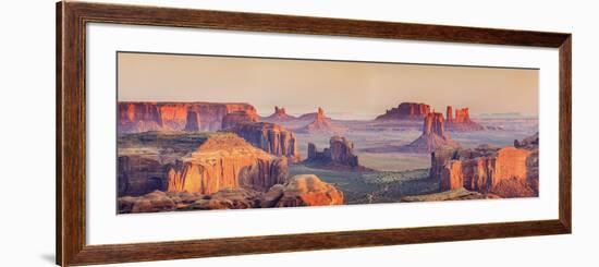 USA, Arizona, View Over Monument Valley from the Top of Hunt's Mesa-Michele Falzone-Framed Photographic Print