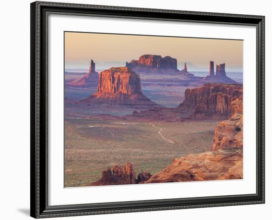 USA, Arizona, View Over Monument Valley from the Top of Hunt's Mesa-Michele Falzone-Framed Photographic Print