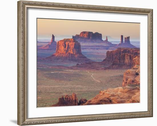 USA, Arizona, View Over Monument Valley from the Top of Hunt's Mesa-Michele Falzone-Framed Photographic Print