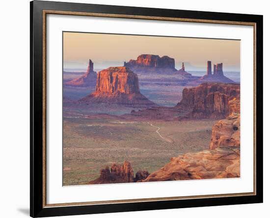 USA, Arizona, View Over Monument Valley from the Top of Hunt's Mesa-Michele Falzone-Framed Photographic Print