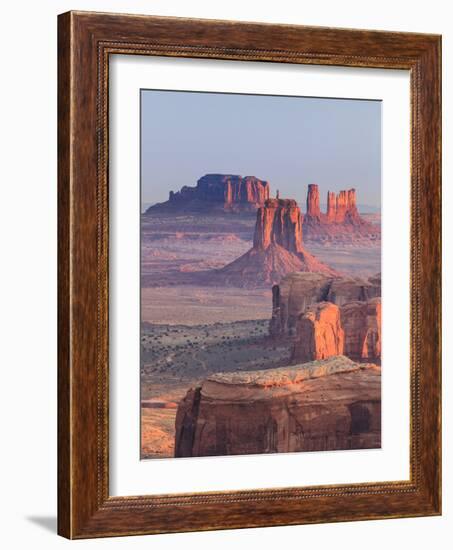 USA, Arizona, View Over Monument Valley from the Top of Hunt's Mesa-Michele Falzone-Framed Photographic Print