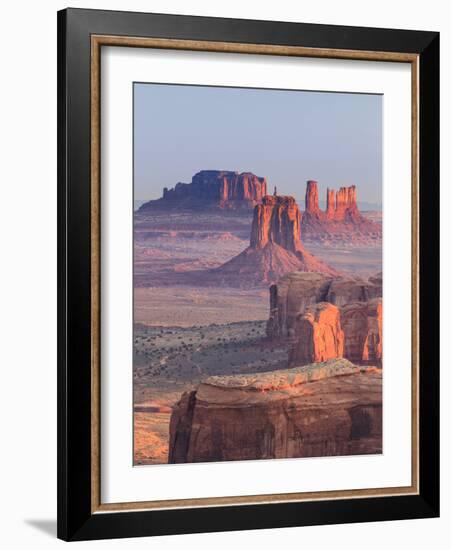 USA, Arizona, View Over Monument Valley from the Top of Hunt's Mesa-Michele Falzone-Framed Photographic Print