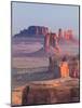 USA, Arizona, View Over Monument Valley from the Top of Hunt's Mesa-Michele Falzone-Mounted Photographic Print