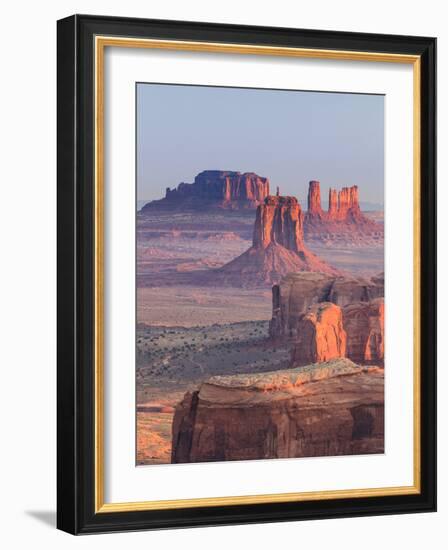 USA, Arizona, View Over Monument Valley from the Top of Hunt's Mesa-Michele Falzone-Framed Photographic Print