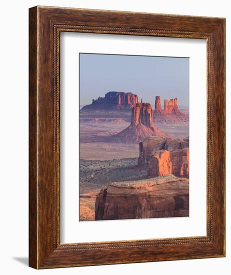 USA, Arizona, View Over Monument Valley from the Top of Hunt's Mesa-Michele Falzone-Framed Photographic Print