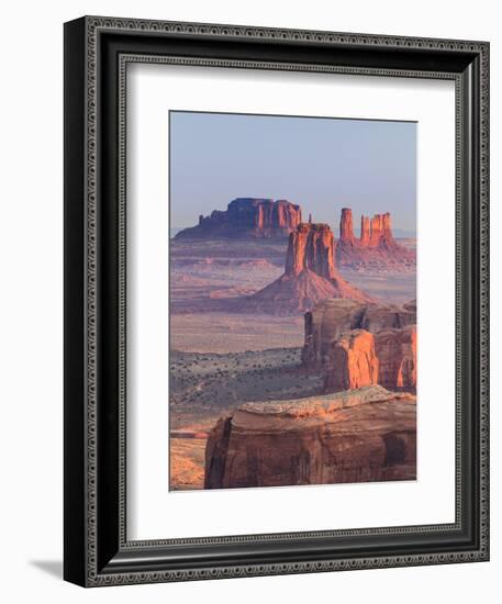 USA, Arizona, View Over Monument Valley from the Top of Hunt's Mesa-Michele Falzone-Framed Photographic Print