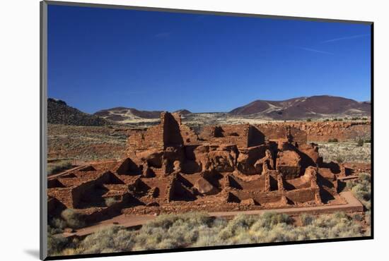 USA, Arizona, Wupatki National Monument. Wupatki Pueblo, the Largest Dwelling in the Region-Kymri Wilt-Mounted Photographic Print