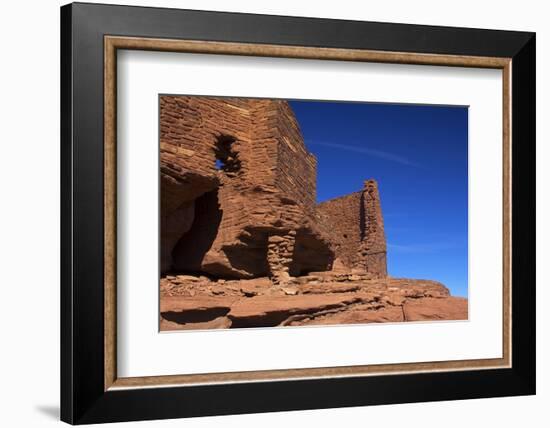 USA, Arizona, Wupatki. Wukoki Pueblo in Wupatki National Monument-Kymri Wilt-Framed Photographic Print