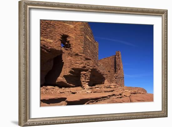 USA, Arizona, Wupatki. Wukoki Pueblo in Wupatki National Monument-Kymri Wilt-Framed Photographic Print