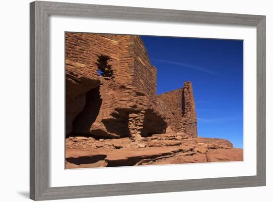 USA, Arizona, Wupatki. Wukoki Pueblo in Wupatki National Monument-Kymri Wilt-Framed Photographic Print