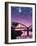 USA, Arkansas, Little Rock, Clinton Presidential Park Bridge and Arkansas River-Walter Bibikow-Framed Photographic Print