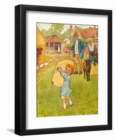 USA Baa Baa Black Sheep Book Plate-null-Framed Giclee Print