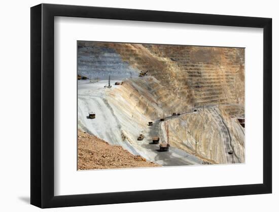 USA, Bingham Canyon Mine, the Biggest Copper Mine of the World-Catharina Lux-Framed Photographic Print